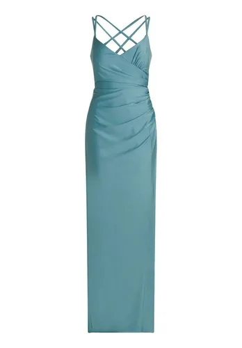 Vera Mont Damen Abendkleid figurbetont 32, Night Turquoise - Elegantes Maxi-Kleid mit V-Ausschnitt und figurbetontem Schnitt, der die Kurven betont. Perfekt für festliche Anlässe und Sommerpartys.