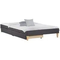 Produktbild Homestyle4u Polsterbett 90x200 mit Matratze und 2 Schubladen