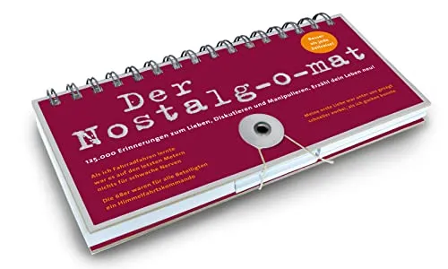 Der MET00779 Nostalg-o-mat: 125 Erinnerungen zum Lieben, Diskutieren und Manipulieren. Erzähl dein Leben neu!