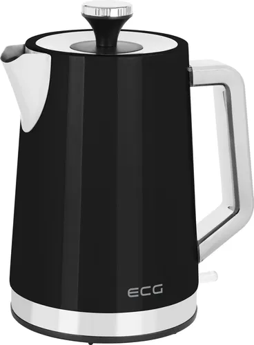 ECG RK 1766 Vintage Nero Wasserkocher 1,7L Schwarz