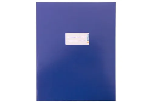 HERMA Schulheft Herma Heftschoner Karton Format Quart 15,5 x 24,5 cm dunkelblau
