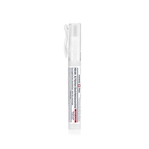 Produktbild HANSE PRO Desinfektions-Spray, 1 x 10 ml I Hygiene-Spray I Hände- und Flächen-Desinfektions-Mittel klein I für Hände, Haut und Flächen I beseitigt Bakterien, Pilze und Viren