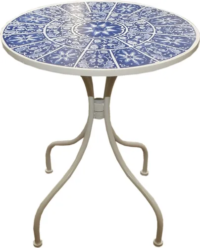 Metalltisch Santorin Gartentisch Mediterran HTI-Line von HTI-Line