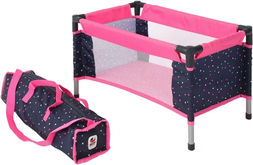 CHIC2000 Puppenbett Puppen-Reisebett, mit Stoff-Tragetasche