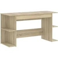 vidaXL Schreibtisch Sonoma-Eiche 140x50 cm