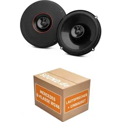 JBL Club 3 64 Lautsprecher Set für Mercedes B-Klasse W 242/W 246 - Komplettset mit JBL Autolautsprechern für einfachen Austausch in Ihrem Mercedes B-Klasse (2011-2018). Hoher Wirkungsgrad und einfache Installation dank mitgeliefertem Zubehör.