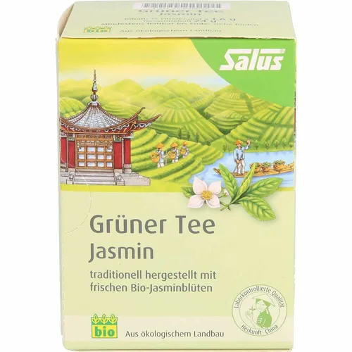 GRÜNER TEE Jasmin Bio Salus Filterbeutel 15 St PZN02849892