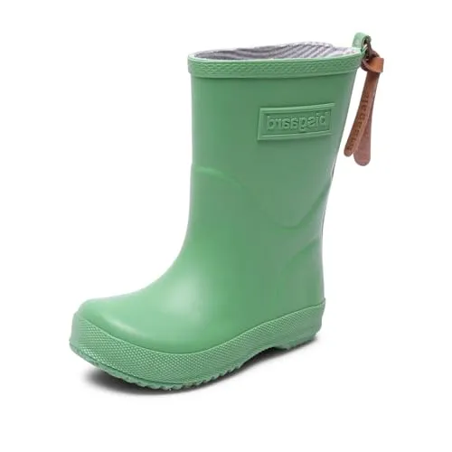Bisgaard Unisex-Kinder Rubber Boot Basic Gummistiefel, Grün (31 lightgreen) - Wasserfeste Gummistiefel aus natürlichem Kautschuk mit atmungsaktivem Baumwollfutter und flexibler Sohle, ideal für nasse Tage und sicheres Spielen.