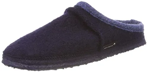 Nanga Unisex Filz Pantoffel Gipfel Marine 44 - Hausschuhe aus 100% Schurwolle mit atmungsaktivem Material für warme, trockene Füße. Die Anti-Rutsch-Sohle sorgt für ein barfußähnliches Laufgefühl.