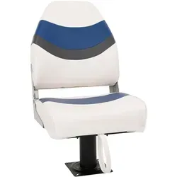 vidaXL 2-tlg. Bootssitz-Set mit hoher Rückenlehne - Praktisches, klappbares Bootssitz-Set mit wasserfestem Material für einfache Reinigung. Die hohe Rückenlehne sorgt für Komfort und eine rückenschonende Sitzposition. Langlebig und robust durch Aluminiumkonstruktion.