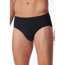 Schiesser Minislip Cotton Casual ohne Eingriff, gemustert schwarz 8