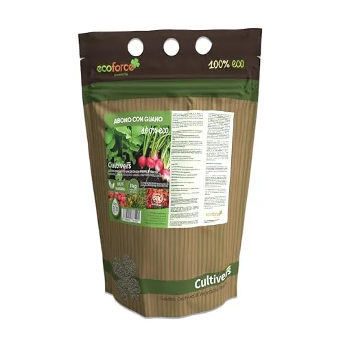CULTIVERS Organischer Guano-Dünger, 1 Kg. Universaldünger Aus 100% Biologischem Und Natürlichem Ursprung Für Obstgarten Und Garten