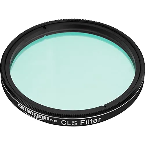 Omegon Teleskop Omegon Pro CLS Filter 2'' - Kamera-Filter für bessere Sichtbarkeit von Nebelobjekten, geeignet für kleine Teleskope ab 70mm Durchmesser, ideal für Astrofotografie in lichtverschmutzten Städten.