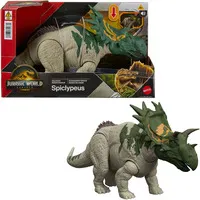 Jurassic World Saga Wild Roar: Spiclypeus von Mattel UK - Kreatives Spielzeug für Dinosaurier-Fans, fördert die Fantasie und Abenteuerlust in der aufregenden Jurassic World!