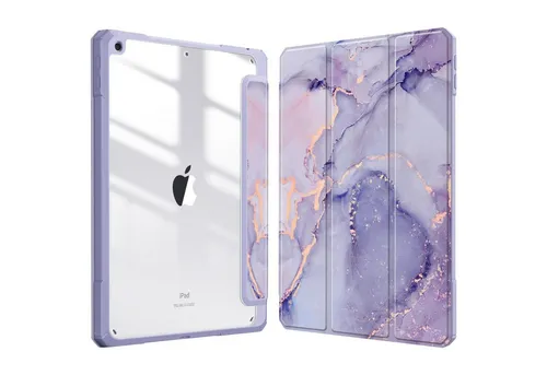 Fintie Tablet-Hülle Hybrid Hülle für 10.2 Zoll iPad 9. Gen 2021/8. Gen 2020/7. Gen 2019, mit Stifthalter - Stoßfeste Schutzhülle mit transparenter Hartschale