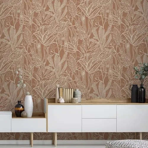 Superfresco Easy Vliestapete Chaya Terra in orange von Superfresco Easy