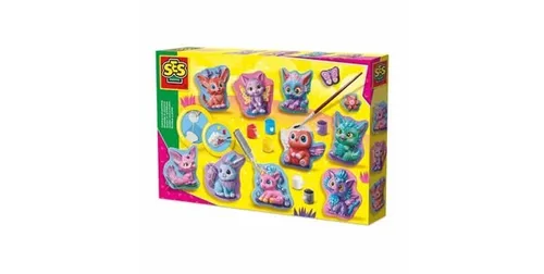 SES Gießen und anmalen Niedliche Fantasy-Figuren von SES