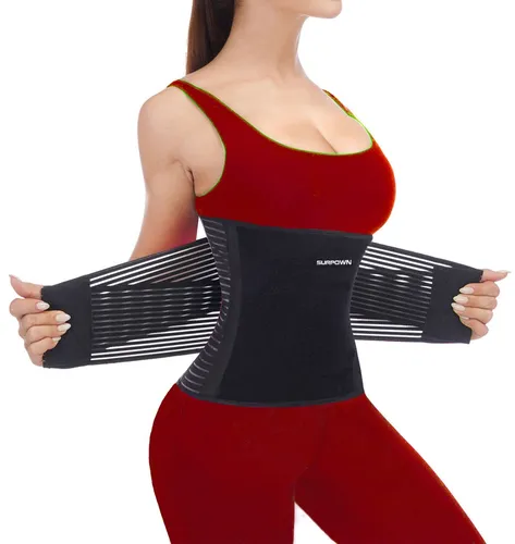 Waist Trainer Damen Herren Bauchweggürtel Abnehmen Taillen Trimmer Gürtel Spo...