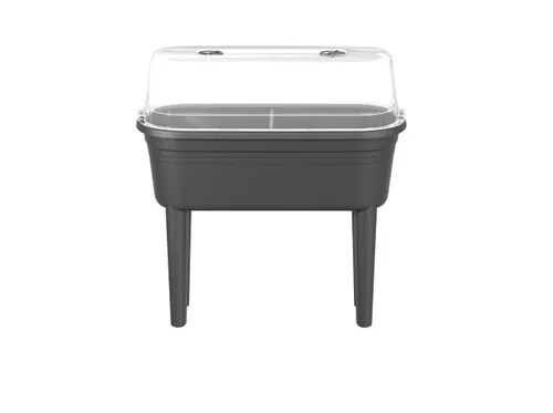 Florus Anzuchttisch Set 79,5 x 37 x 78 cm grau - Gewächshäuser & Frühbeete – Praktischer Anzuchttisch aus robustem Material, ideal für die Anzucht von Pflanzen und Kräutern.