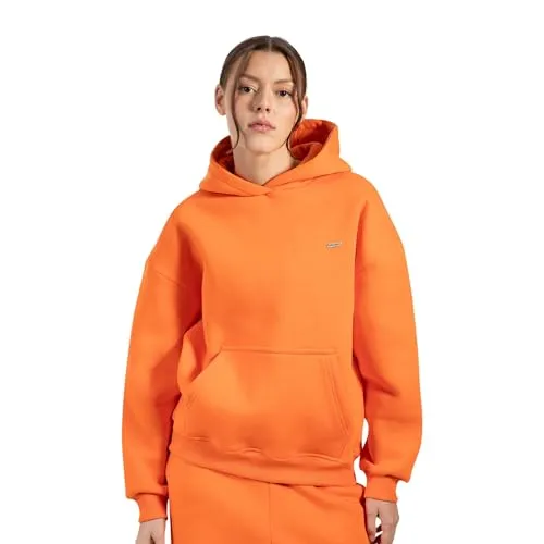 SMILODOX Hoodie Damen Lyanna, Oversize Kapuzenpullover Langarm Hoody Sweatshirt, weicher Flauschiger Stoff, Kängurutasche, Bündchen, Pulli Sweater warm und bequem, Streetstyle & Alltag