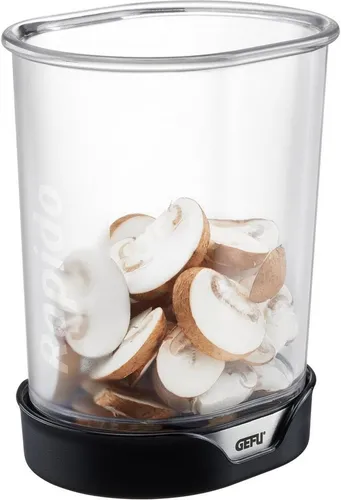 GEFU Gemüse-Scheibenschneider Rapido - Gemüseschneider aus Edelstahl und Kunststoff, mit Spezialmessern für präzise und schnelle Schnitte – ideal für kreative Küchenliebhaber!