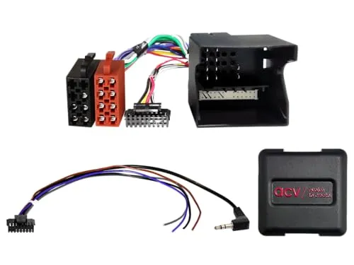 ACV Lenkradfernbedienung LFB Interface für Ford Fahrzeuge C-Max/Fiesta/Focus/Fusion/GalaxyII/Kuga/Mondeo/S-Max/Transit (40Pin Quadlock Multilead analog 42xfo002