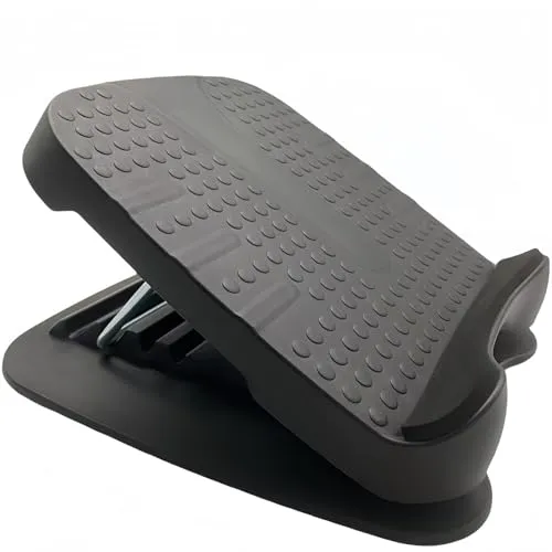 CampTeck U7300 Verstellbares Wadendehner Keil Schrägbrett (4 Stufen, 20-45°) Strecker für Waden- und Oberschenkelmuskulatur, Flexibilität und Krafttraining - Schwarz