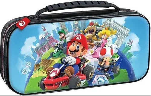 BIGBEN Nintendo Switch Mario Kart Tasche - Travel Case für Nintendo Switch, ergonomisch und gepolstert, mit Anti-Kratz und Staubschutz für optimalen Schutz deiner Konsole und Spiele.