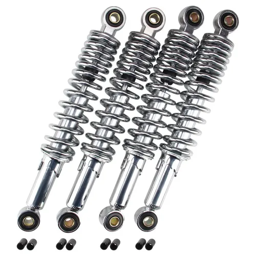 Stoßdämpfer Tieferlegung Set chrom 280 mm + 280 mm für Simson Schwalbe KR51 Star