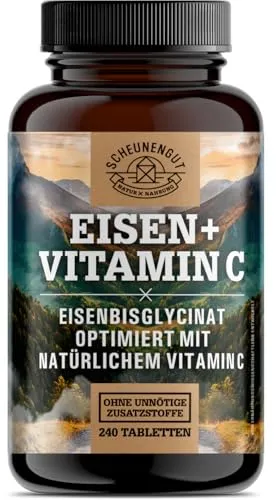 Eisenbisglycinat 20mg + Vitamin C 40mg