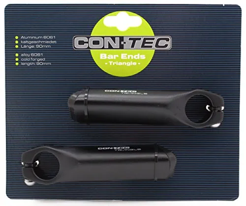 Contec Bar Ends Alu schwarz