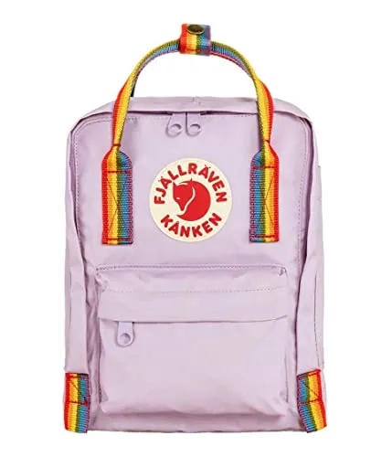 Fjällräven Kanken Rainbow Mini City Rucksack 28 cm - Lila - Daypack mit stilvollem Rainbow-Design, ideal für Alltag und Freizeit, aus robustem und wasserdichtem Material.