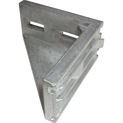 Winkel Aluminiumwinkel 45/90 09x90x45 mm M8 Nut 10 Alu