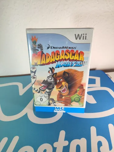 Madagascar Kartz (Nintendo Wii, 2009) - NEU OVP, Deutsche Version - Rasante Kart-Rennspiele für die ganze Familie, ideal für Wii-Fans und Sammler. Originalverpackt und unbenutzt!