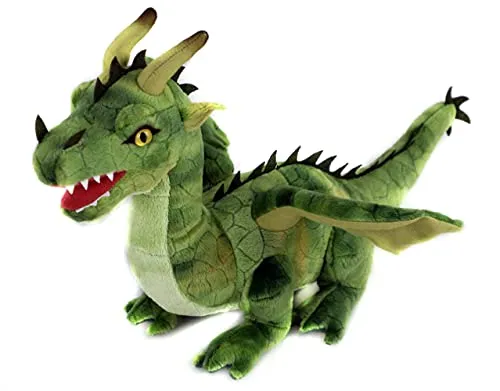 Grünes Drachen Kuscheltier 40 cm