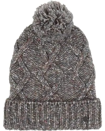 FRAAS Damen Strickmütze - Wärmend und Hautfreundlich in Granite Grey - Klassische Strickmütze aus Wollmischung, ideal für jeden Anlass. Kombinierbar mit unseren Schals, sorgt sie für stilvolle Wärme und ist das perfekte Geschenk für modebewusste Frauen.