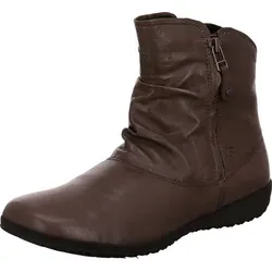 JOSEF SEIBEL Naly 24 | Damen Stiefelette in Grau - Modische Damen Stiefelette aus hochwertigem Nappa-Leder, warm gefüttert für kalte Tage. Ideal für Freizeit und Alltag, mit praktischem Reißverschluss für einfachen Einstieg.