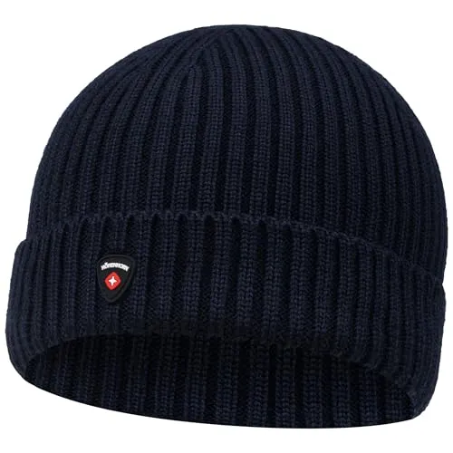 Höhenhorn Nordföhn Knitted Beanie Merinowolle - Strickmütze für Herren aus 100% Merinowolle, atmungsaktiv und geruchsneutral – ideal für jede Jahreszeit und vielseitig kombinierbar.