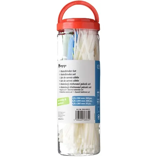 Kabelbinder Box Kabelstrapse 2,5-4,8 x 100-200-280mm Kopp (324600098) 650