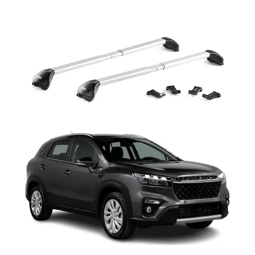 OMAC Dachträger für Suzuki S-Cross 2022-2025 - Dachgepäckträger aus leichtem Aluminium, abnehmbar und wasserbeständig, ideal für Fahrrad- und Skiträger sowie Dachboxen. Perfekt für alle Abenteuer!