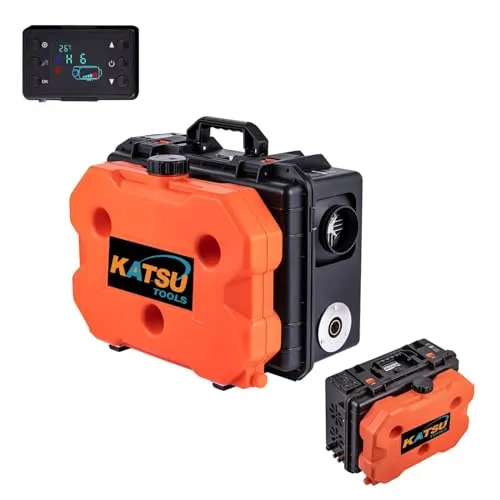 KATSU Diesel-Luftheizung 8KW 12V/24V/220V All-in-One, Standheizung für Auto, LKW, Wohnmobil, mit LCD-Display und Fernbedienung