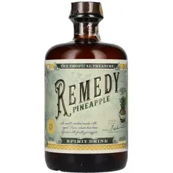 Remedy Pineapple Spirit Drink 40% Vol. 0,7l - Exotischer Rum mit fruchtiger Ananas, ideal für Cocktails und Longdrinks. In dekorativer 0,7-Liter-Flasche, perfekt als Geschenk für Liebhaber tropischer Aromen.