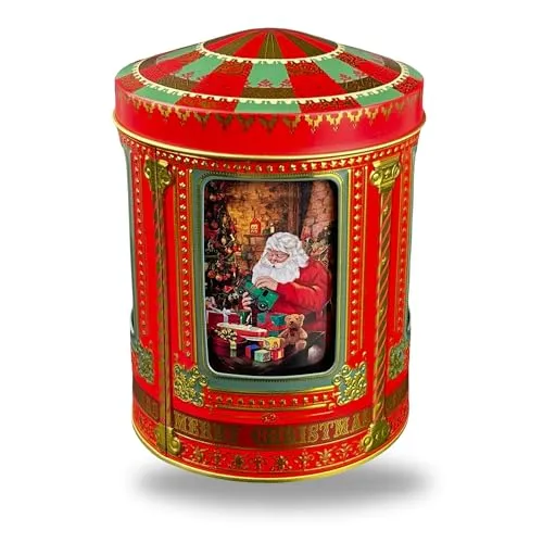 MediMuc Keksdose Spieluhrdose Santa oder Weihnachtskrippe von MediMuc