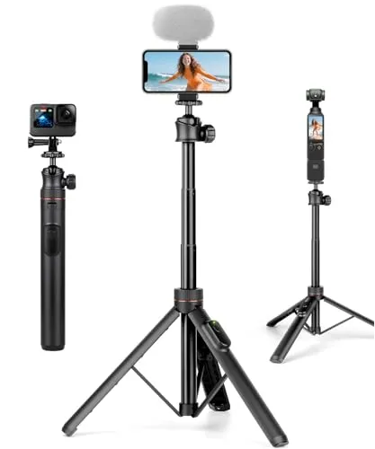 JOILCAN 2-in-1 Handy Stativ & Selfie Stick Stative für Smartphone