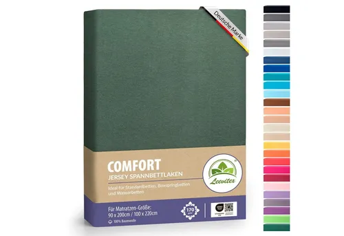 Bettlaken Grün von Leevitex