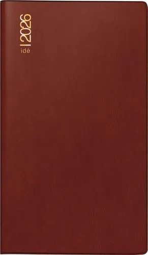 rido/idé 7040302296 Taschenkalender Mod. TM 12 2026 A6 - Praktischer Taschenkalender aus Kunststoff im Format A6, ideal für die Planung im Alltag. Hergestellt in Deutschland und perfekt für unterwegs.