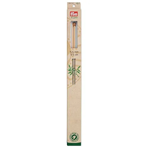 Prym 222114 Jackenstricknadeln Prym 1530, 33 cm, 3,5 mm, Holzfarben