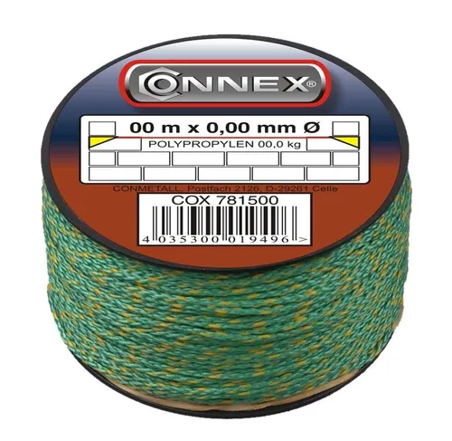 Maurerschnur 100 m Ø 1 mm grün in grün von Connex