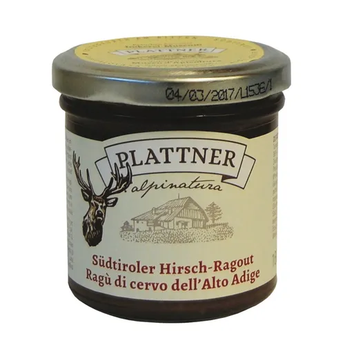 Südtiroler Hirsch-Ragout 160 gr. von Plattner Bienenhof