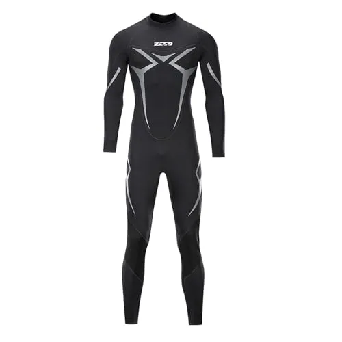 ZCCO Herren-Neoprenanzug 3 mm Premium Neopren - Hochwertiger Herren-Neoprenanzug, ideal für Spearfishing, Schnorcheln und Surfen. Bietet optimalen Wärmeschutz und Flexibilität durch umweltfreundliche Materialien.